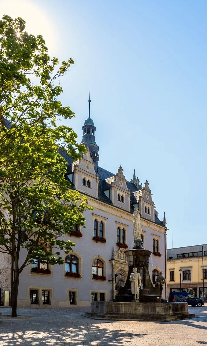 Rathaus am Marktplatz in Schönebeck (Elbe)